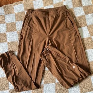 Lululemon adapted state joggers copper brown
